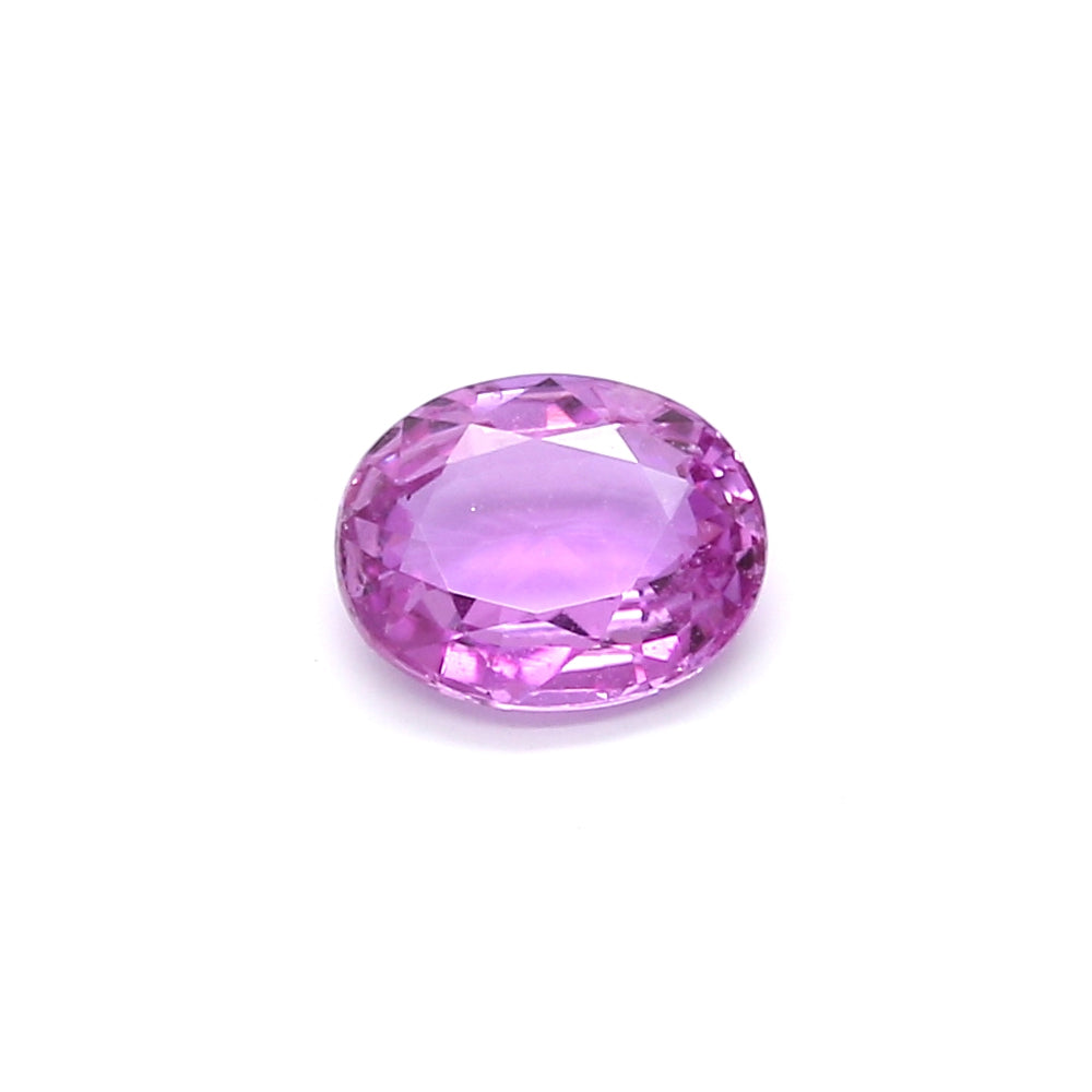1.09ct Purplish Pink, Oval Sapphire, Heated, Madagascar - 6.99 x 5.59 x 2.91mm