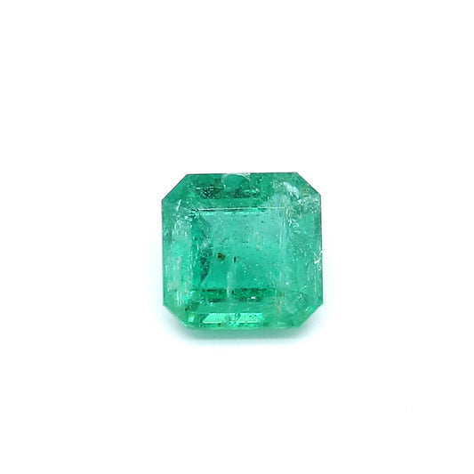 1.14ct Octagon Emerald, Minor Oil, Zambia - 6.55 x 6.46 x 3.82mm