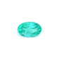 1.14ct Bluish Green, Oval Emerald, Minor Oil, Colombia - 8.86 x 5.72 x 4.18mm