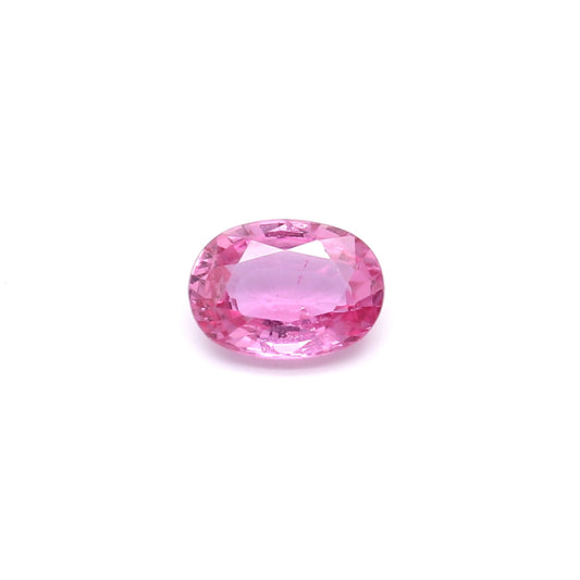 1.14 ct Orangy Pink, Oval Sapphire, Heated, Madagascar - 7.43 x 5.39 x 2.94mm