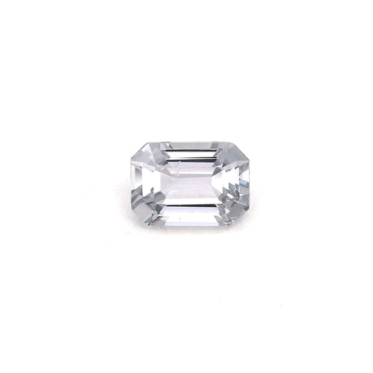 1.16ct Near Colorless, Octagon Sapphire, No Heat, East Africa - 6.98 x 4.99 x 3.34mm