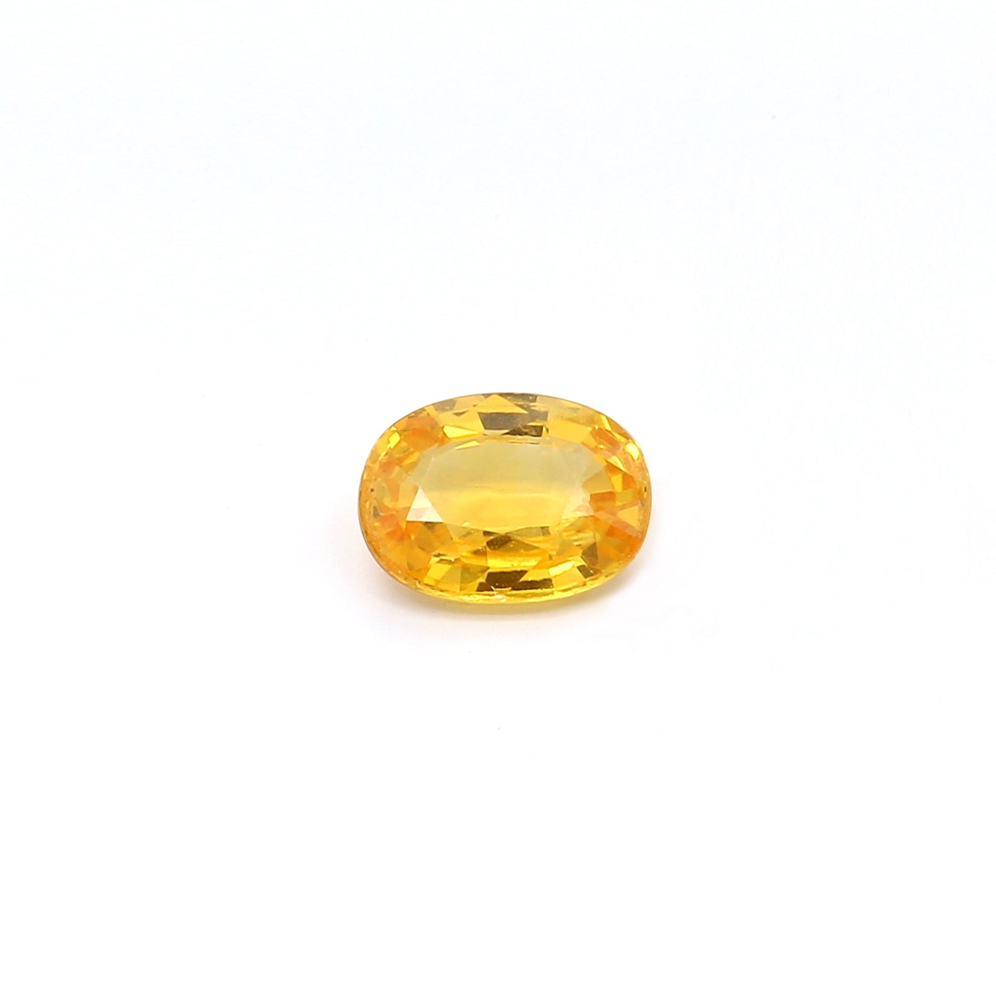 1.17ct Yellow, Oval Sapphire, Heated, Sri Lanka - 7.26 x 5.49 x 2.98mm