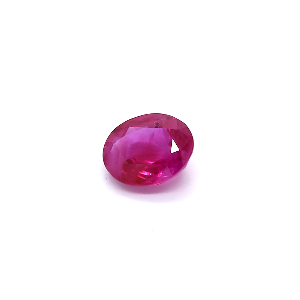 1.19ct Pinkish Red, Oval Ruby, H(a), Myanmar - 6.83 x 5.49 x 3.52mm