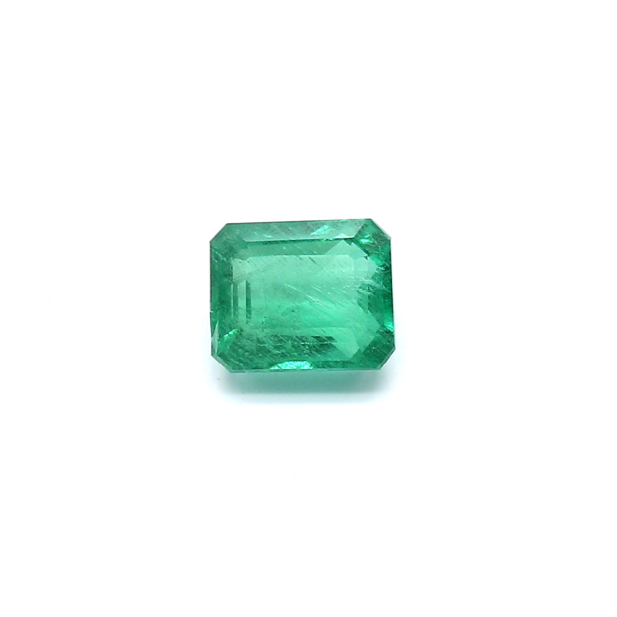 1.21ct Octagon Emerald, Minor Oil, Zambia - 6.50 x 5.48 x 3.99mm