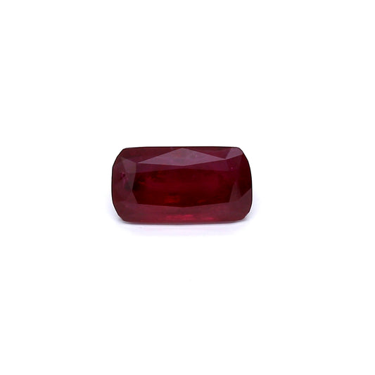 1.22ct Cushion Ruby, H(b), Thailand - 8.18 x 4.48 x 3.16mm