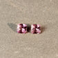 1.23ct Pink, Radiant Sapphire Pair, No Heat, Madagascar - 5.00 x 5.00mm