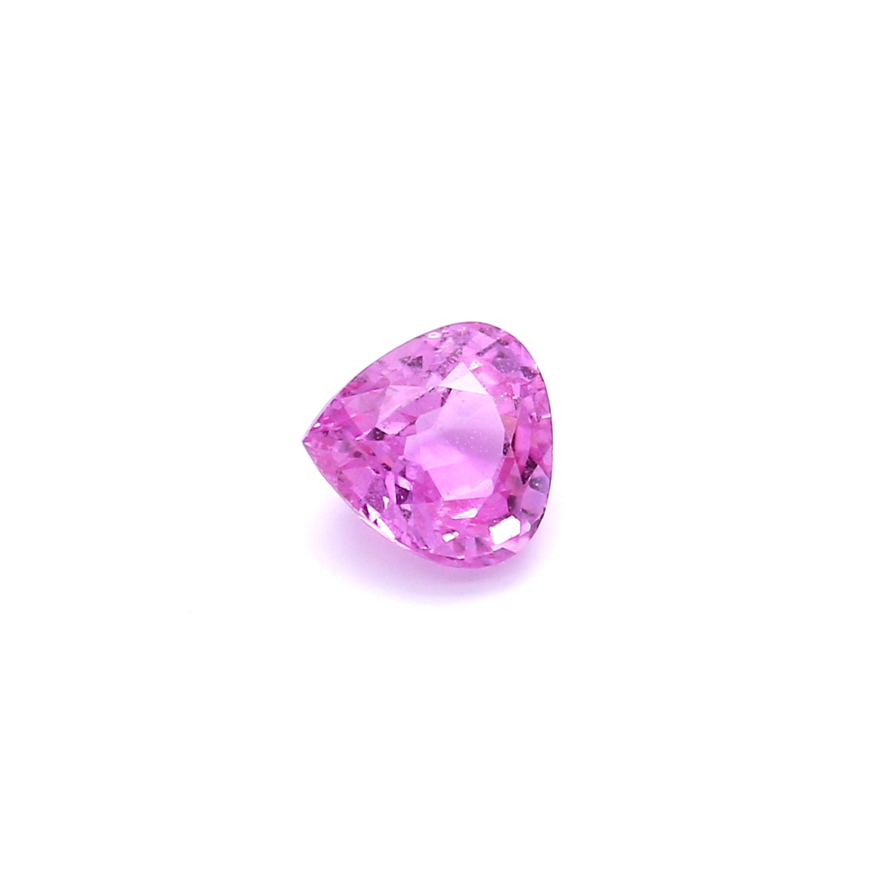 1.23ct Pink, Pear Shape Sapphire, Heated, Madagascar - 6.31 x 6.22 x 3.83mm