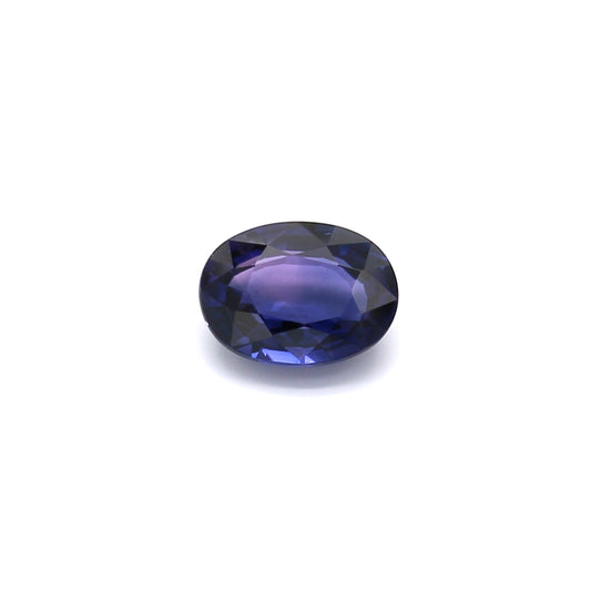 1.28ct Violetish Blue / Purple, Oval Colour Change Sapphire, Heated, Sri Lanka - 7.41 x 5.49 x 3.19mm