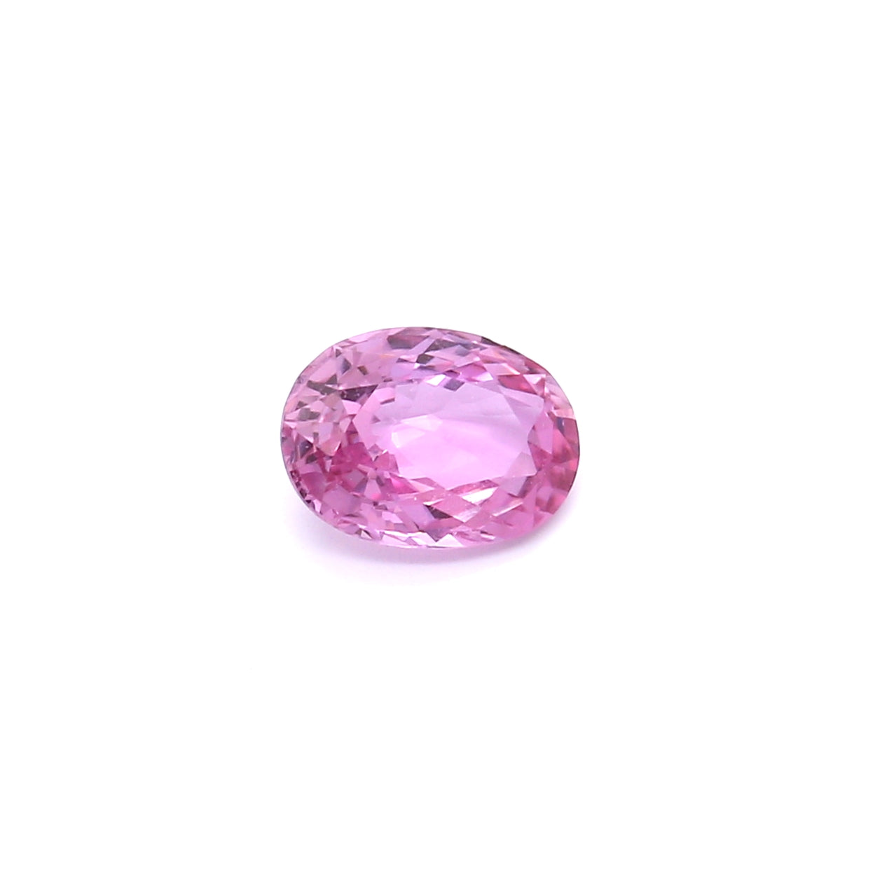 1.32ct Purplish Pink, Oval Sapphire, Heated, Madagascar - 7.66 x 5.63 x 3.52mm