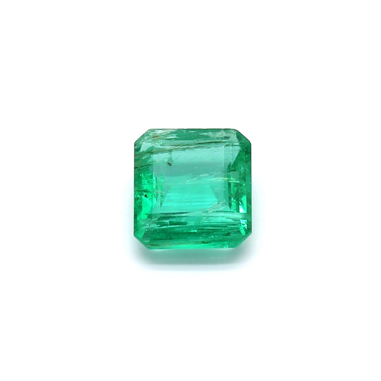 1.33ct Octagon Emerald, Minor Oil, Zambia - 7.43 x 6.71 x 3.25mm