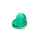 1.36ct Heart Shape Emerald, Moderate Oil, Colombia - 8.12 x 9.08 x 3.33mm