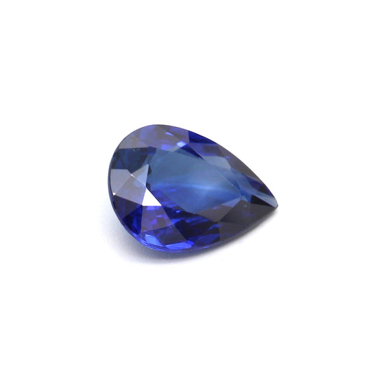 1.40ct Pear Shape Sapphire, Heated, Sri Lanka - 8.52 x 6.34 x 3.39mm