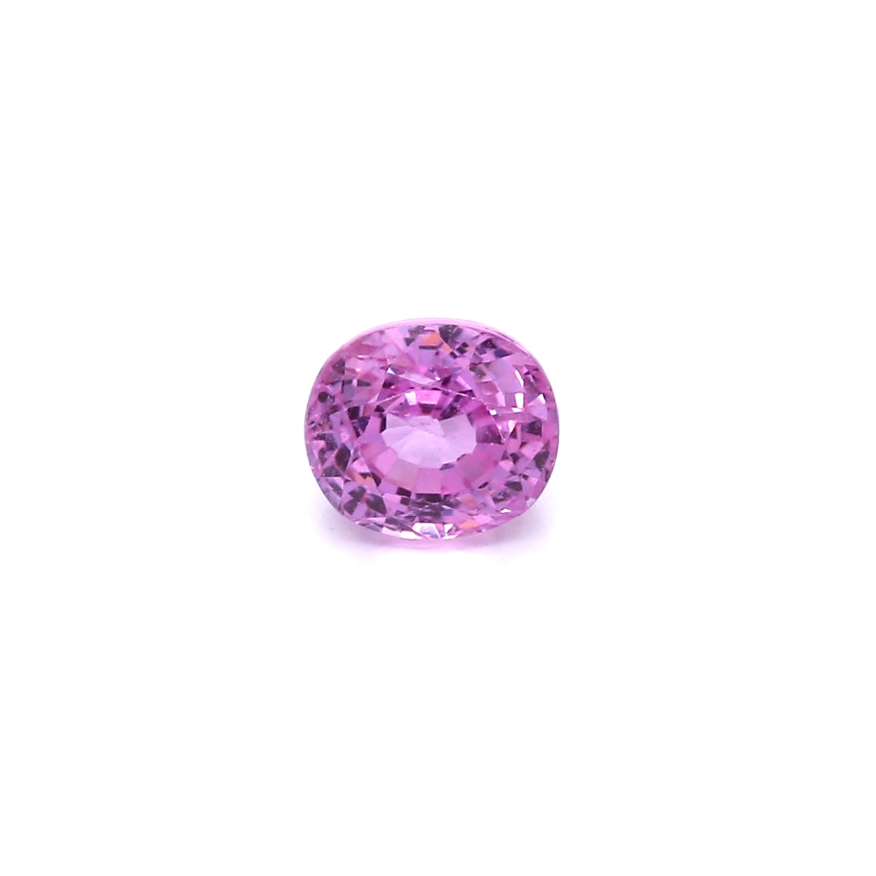 1.46ct Purplish Pink, Oval Sapphire, Heated, Madagascar - 6.32 x 5.65 x 4.52mm