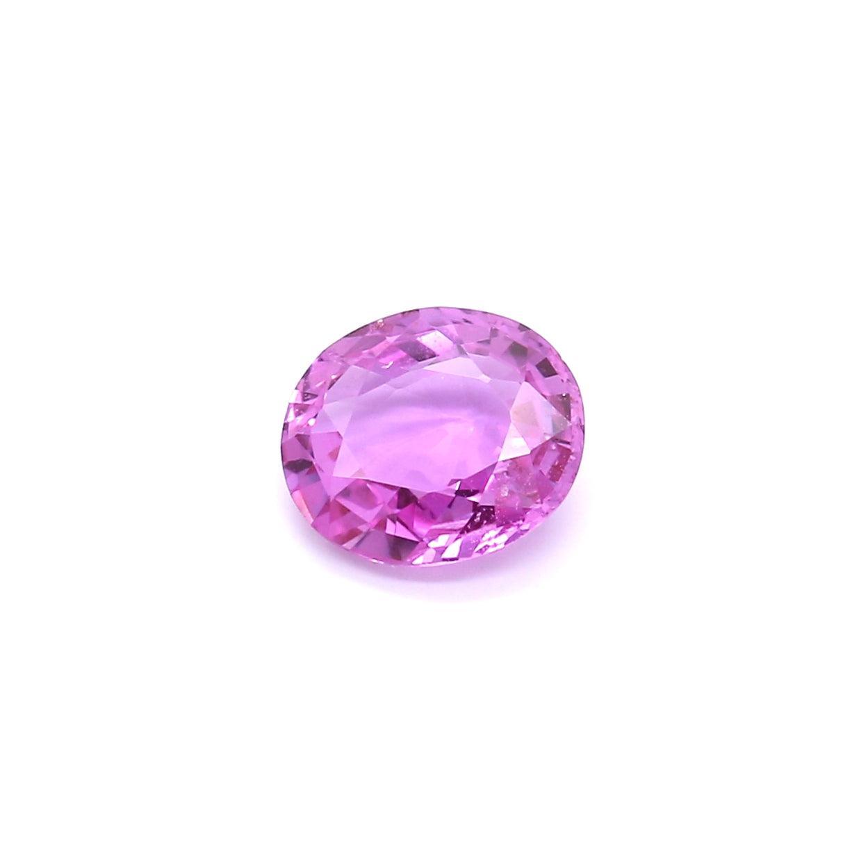 1.52ct Purplish Pink, Oval Sapphire, Heated, Madagascar - 7.77 x 6.85 x 3.22mm