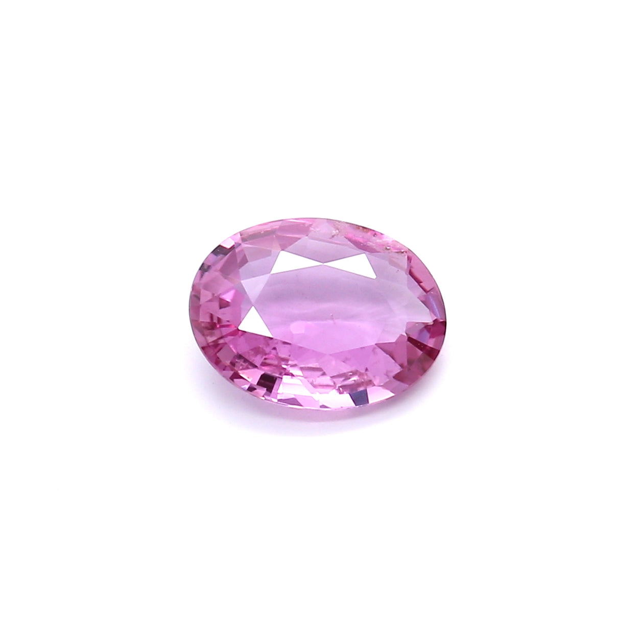 1.63ct Purplish Pink, Oval Sapphire, Heated, Madagascar - 9.00 x 6.98 x 3.01mm