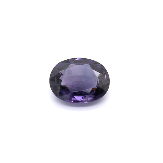1.64ct Violetish Blue / Purple, Oval Colour Change Sapphire, Heated, Sri Lanka - 8.16 x 6.59 x 3.25mm