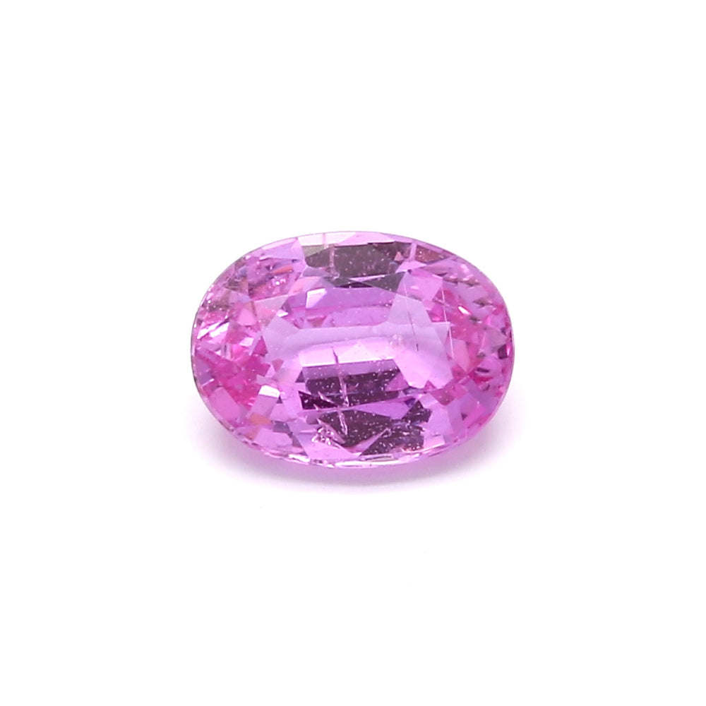 1.69ct Pink, Oval Sapphire, Heated, Madagascar - 8.08 x 5.96 x 3.65mm