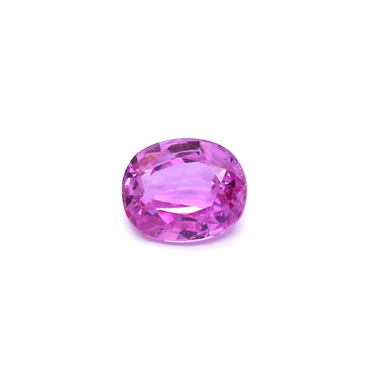 1.70ct Purplish Pink, Oval Sapphire, Heated, Madagascar - 7.56 x 6.33 x 3.64mm
