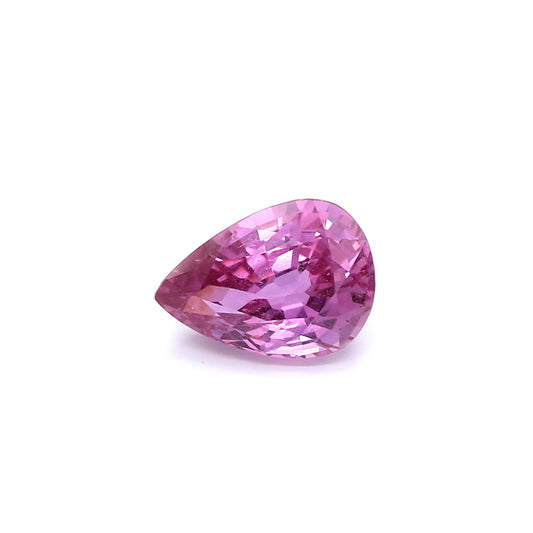 1.80ct Pink, Pear Shape Sapphire, No Heat, Madagascar - 9.12 x 6.46 x 4.17mm