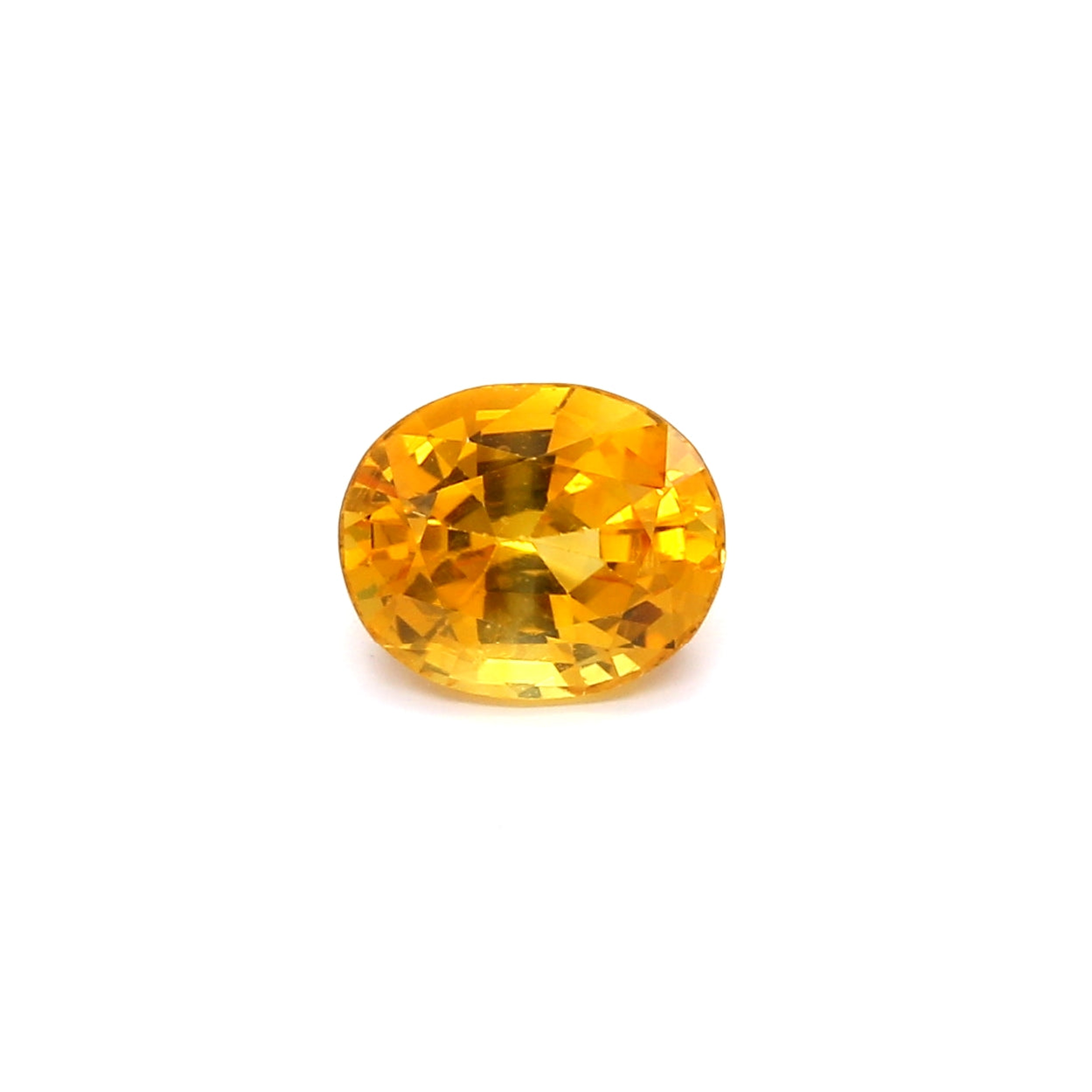 1.80ct Yellow, Oval Sapphire, Heated, Sri Lanka - 7.67 x 6.40 x 4.47mm