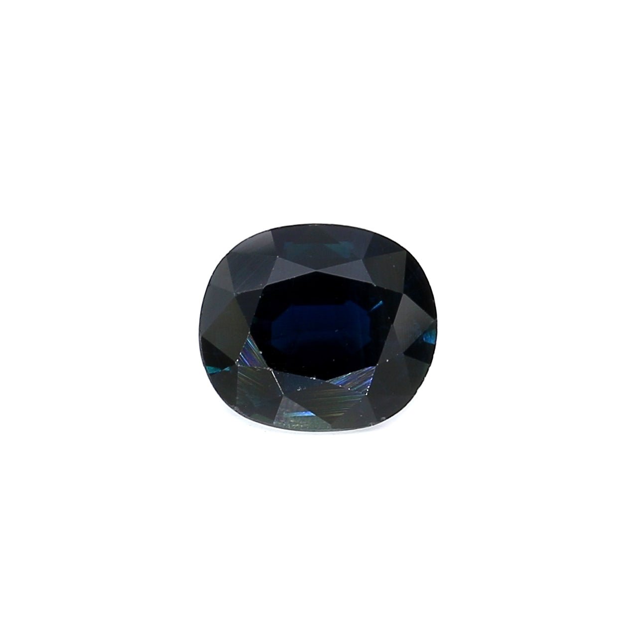 1.81ct Cushion Sapphire, Heated, Basaltic - 8.03 x 7.05 x 3.72mm