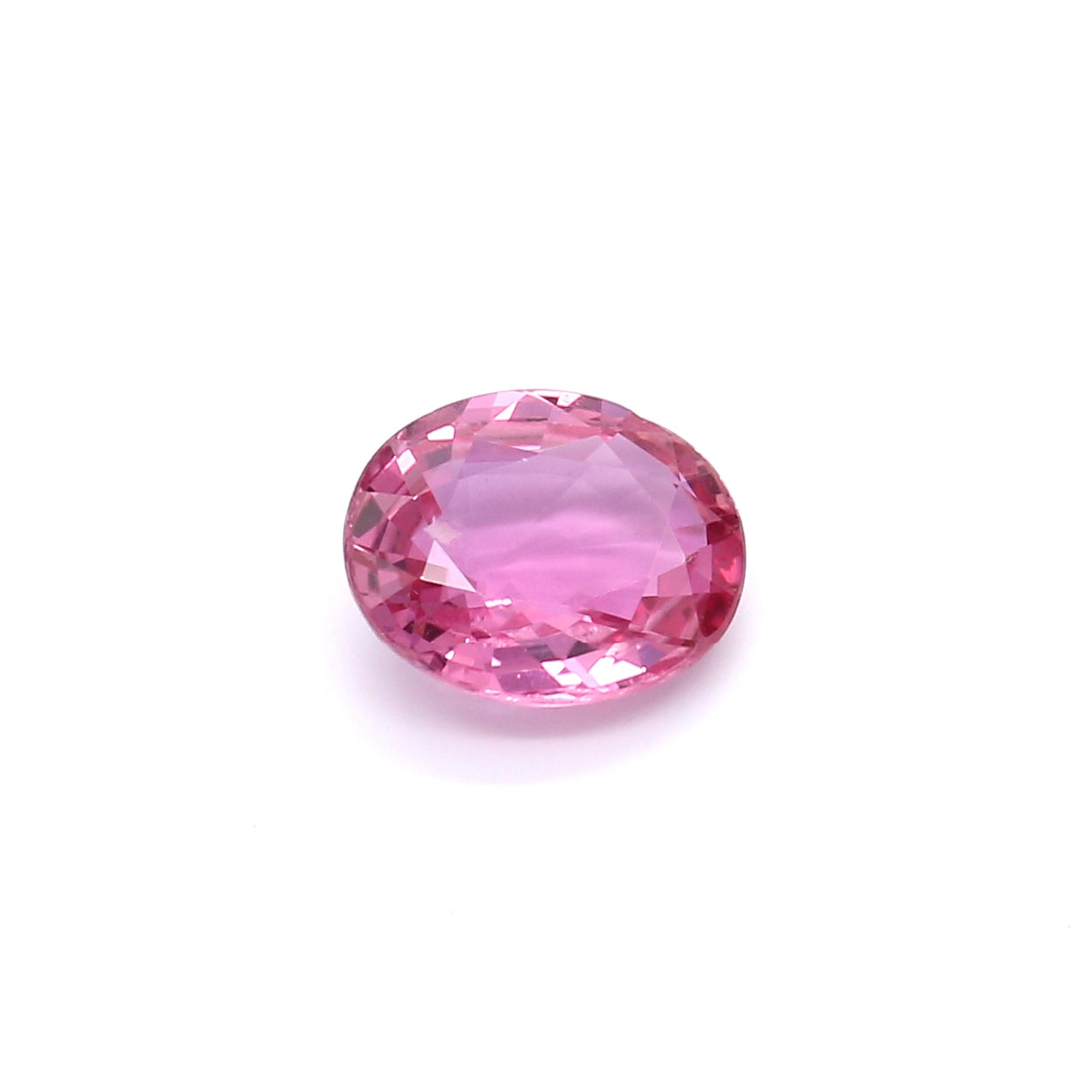 1.82ct Purplish Pink, Oval Sapphire, Heated, Madagascar - 8.26 x 6.80 x 3.40mm