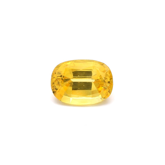 1.84ct Yellow, Oval Sapphire, Heated, Sri Lanka - 8.18 x 6.04 x 4.17mm