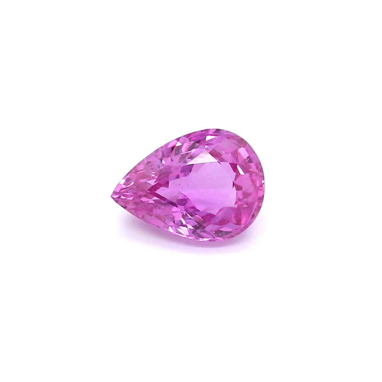 1.87ct Purplish Pink, Pear Shape Sapphire, Heated, Madagascar - 8.87 x 6.51 x 4.19mm