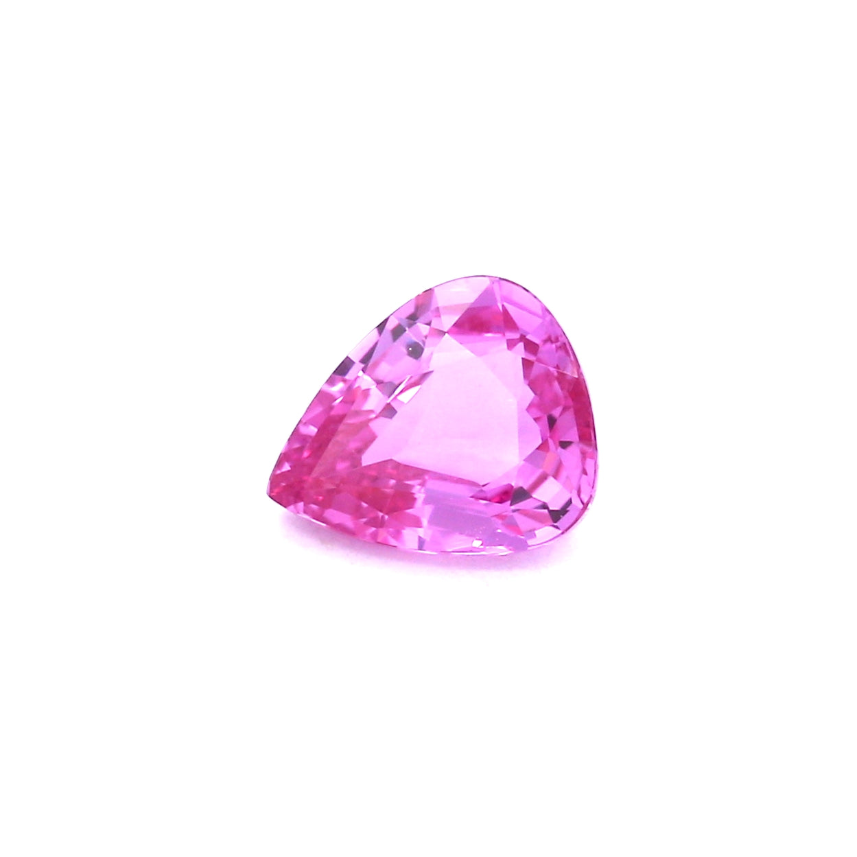1.89ct Purplish Pink, Pear Shape Sapphire, Heated, Madagascar - 8.65 x 7.16 x 3.63mm