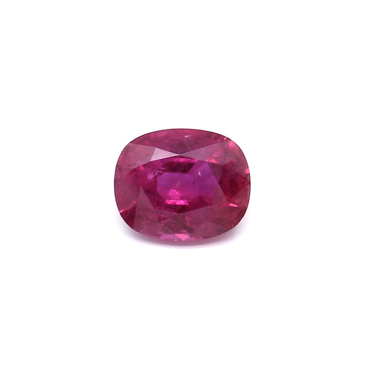 2.00ct Purplish Pink, Cushion Sapphire, H(b), Thailand - 8.11 x 6.70 x 4.13mm