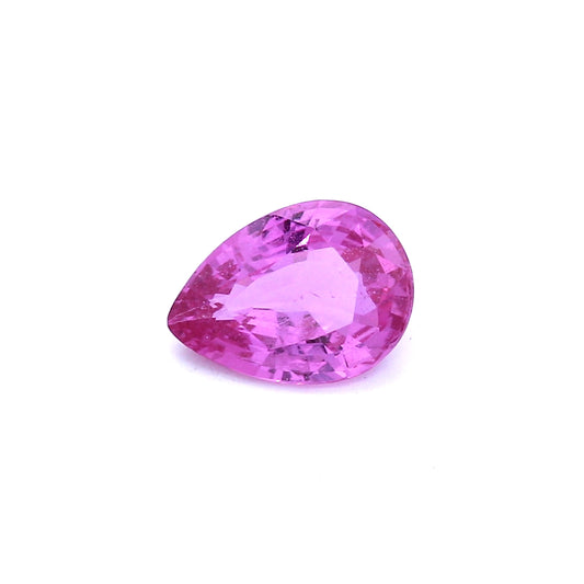 2.01ct Purplish Pink, Pear Shape Sapphire, Heated, Madagascar - 9.47 x 6.83 x 3.80mm