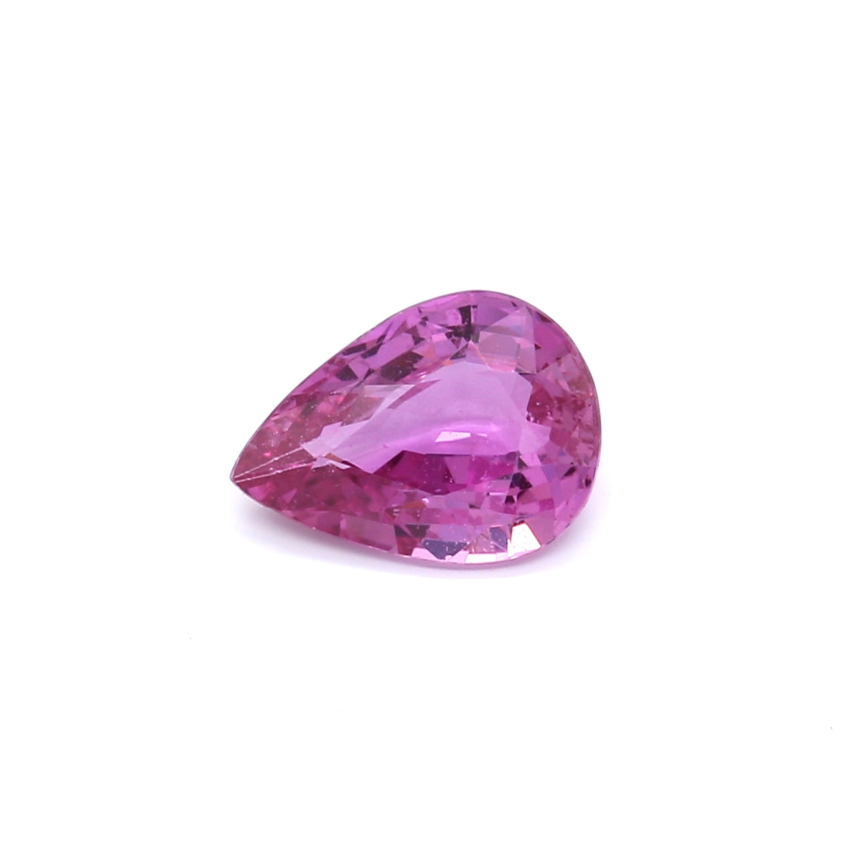 2.02ct Purplish Pink, Pear Shape Sapphire, Heated, Madagascar - 9.60 x 6.95 x 3.87mm