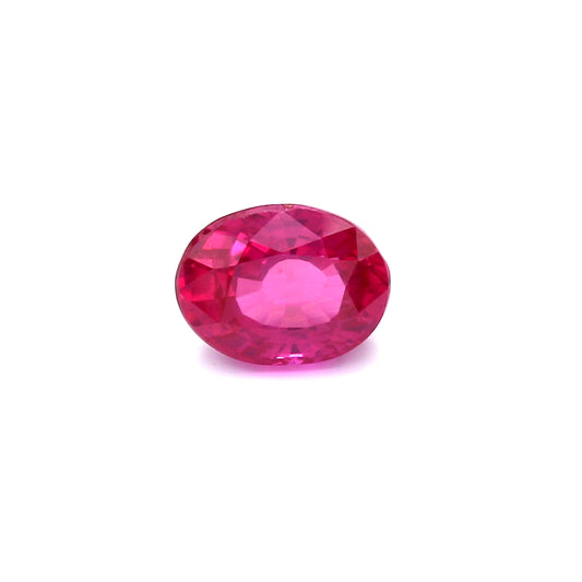 2.03ct Pinkish Red, Oval Ruby, Heated, Mozambique - 8.06 x 6.11 x 4.50mm