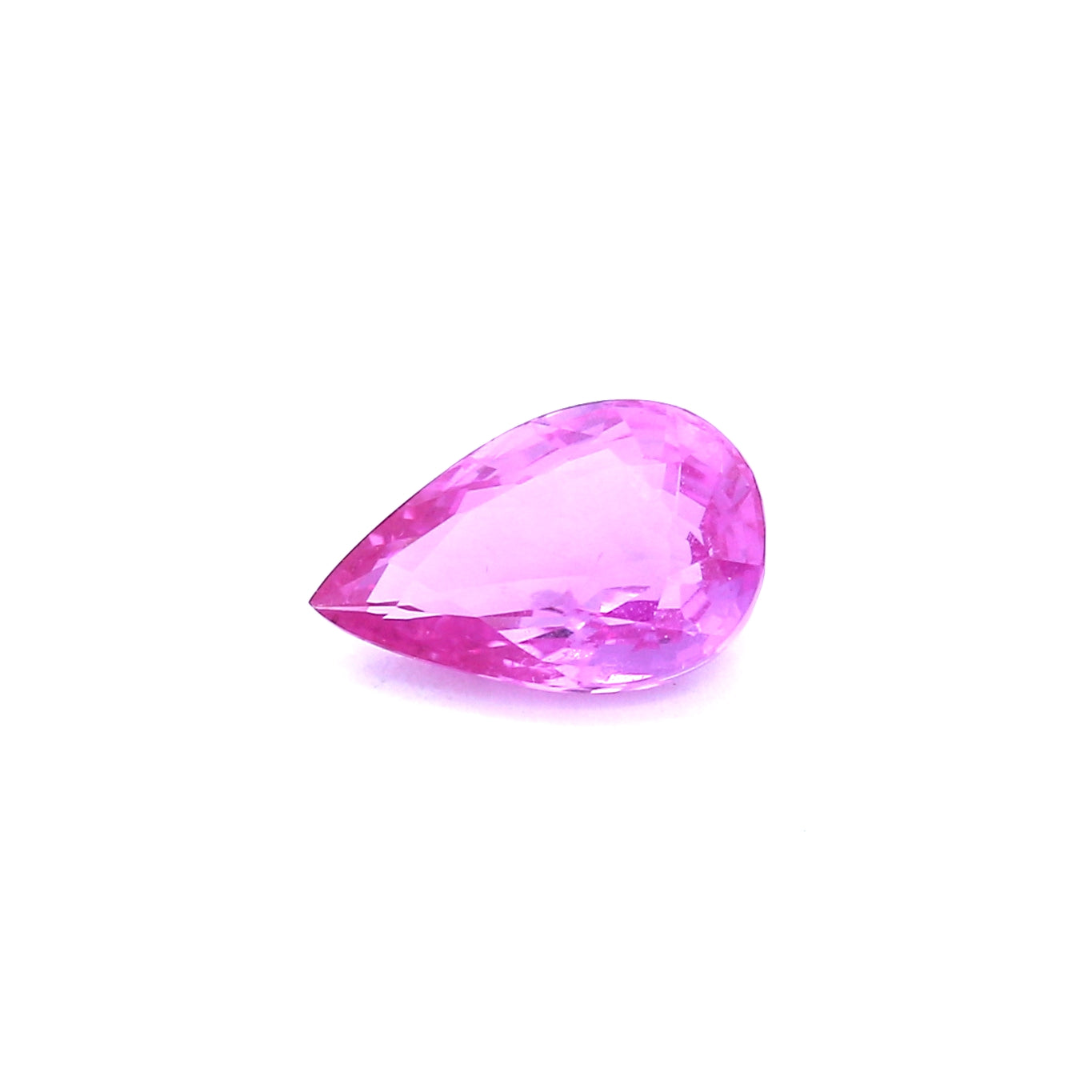 2.03ct Purplish Pink, Pear Shape Sapphire, Heated, Madagascar - 10.17 x 6.45 x 3.81mm