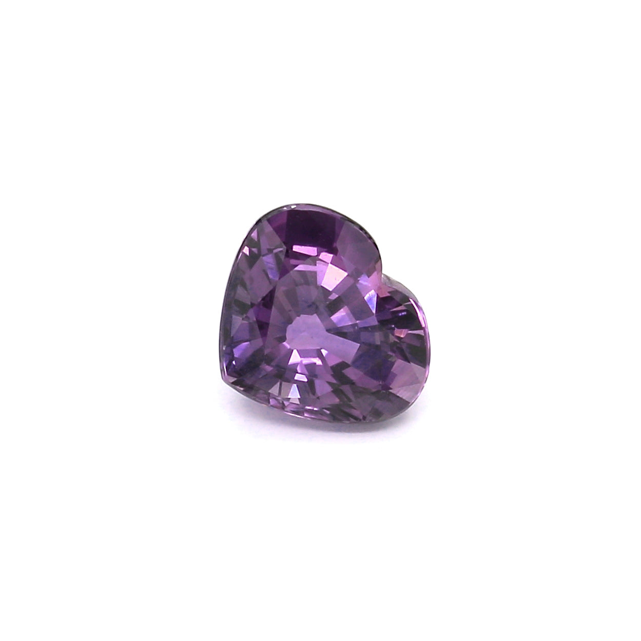 2.04ct Violetish Blue / Purple, Heart Shape Color Change Sapphire, Heated, Sri Lanka - 7.03 x 8.33 x 4.61mm