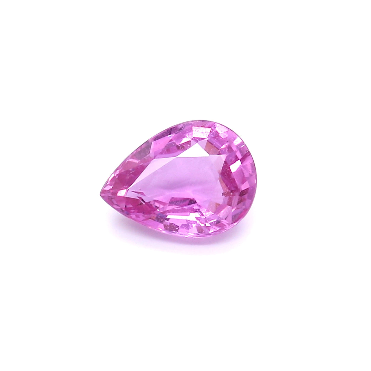 2.07ct Purplish Pink, Pear Shape Sapphire, Heated, Madagascar - 9.35 x 6.98 x 3.80mm