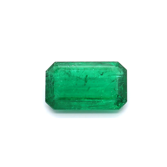 2.11ct Octagon Emerald, Moderate Oil, Zambia - 11.23 x 6.98 x 3.17mm