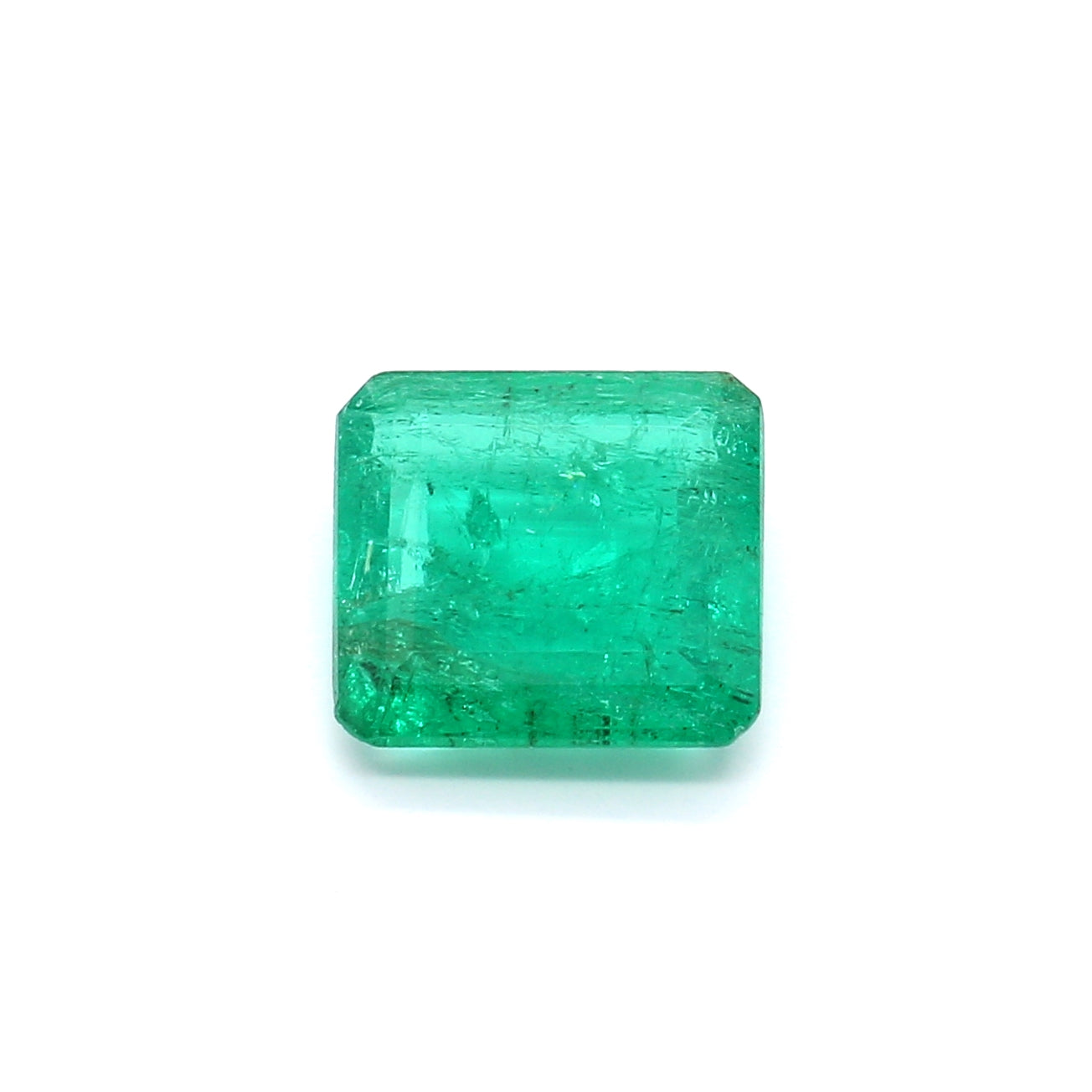 2.21ct Octagon Emerald, Moderate Oil, Colombia - 9.07 x 8.80 x 3.38mm