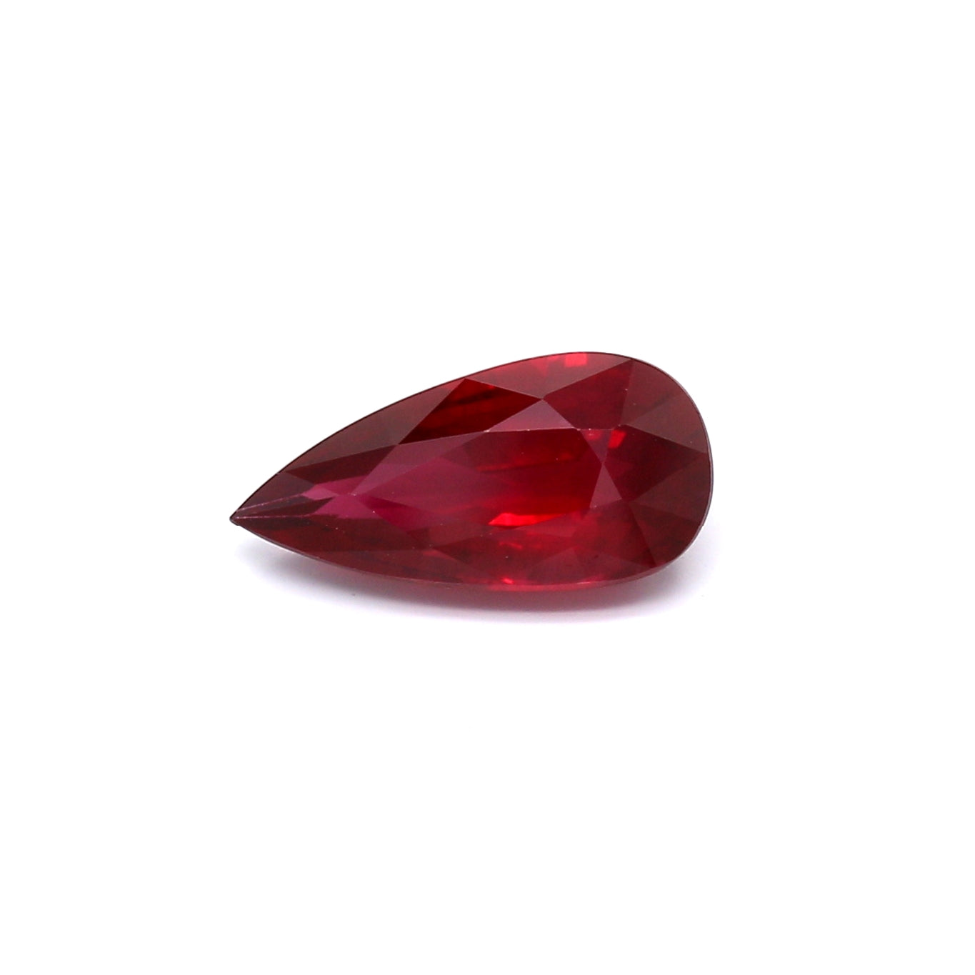 2.22ct Pear Shape Ruby, Heated, Mozambique - 11.86 x 5.82 x 4.09mm