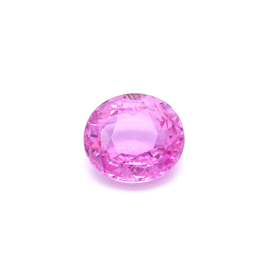 2.28ct Pink, Oval Sapphire, Heated, Madagascar - 8.29 x 7.51 x 3.99mm
