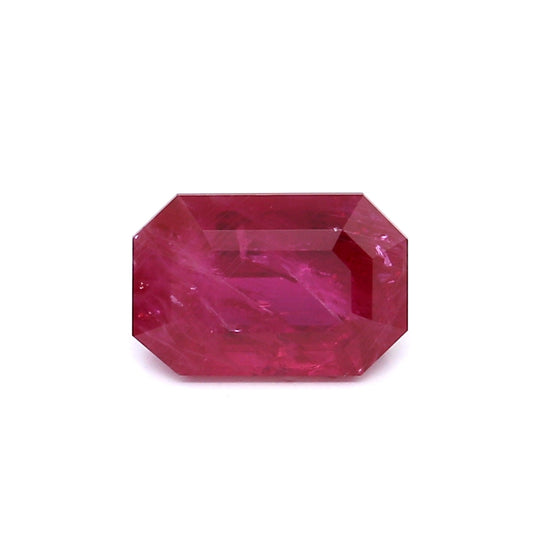 2.39ct Octagon Ruby, H(a), Thailand - 8.72 x 5.86 x 4.49mm