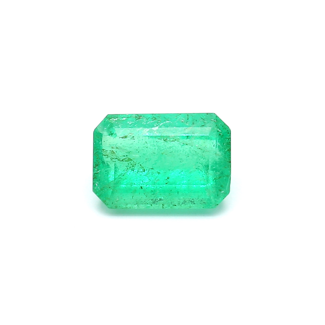 2.57ct Octagon Emerald, Moderate Oil, Colombia - 10.16 x 7.07 x 4.71mm