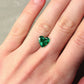 2.63ct Heart Shape Emerald, Minor Oil, Zambia - 9.32 x 9.39 x 5.71mm