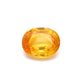 3.01ct Orangy Yellow, Oval Sapphire, Heated, Sri Lanka - 9.60 x 7.68 x 4.53mm