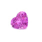 3.25ct Purplish Pink, Heart Shape Sapphire, Heated, Madagascar - 8.40 x 9.96 x 5.45mm