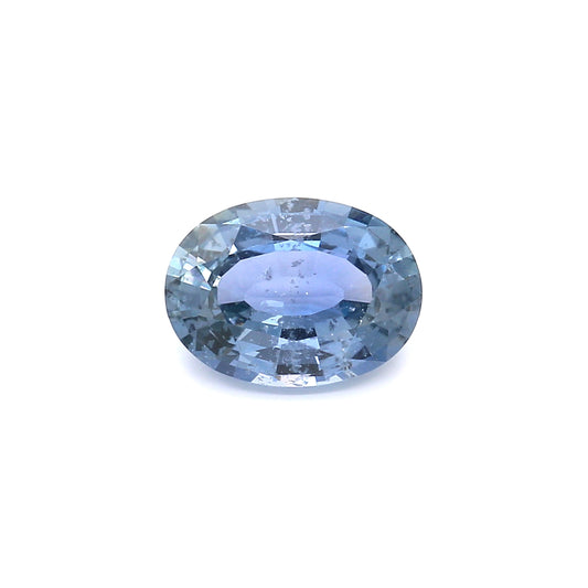 3.26ct Greenish Blue, Oval Sapphire, Heated, Sri Lanka - 10.49 x 7.80 x 4.51mm