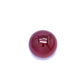 3.37ct Purplish Red, Round Cabochon Ruby, H(b), Thailand - 7.90 x 8.01 x 4.82mm