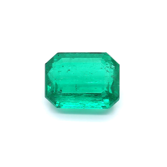 3.62ct Octagon Emerald, Moderate Resin, Colombia - 10.75 x 8.41 x 5.05mm