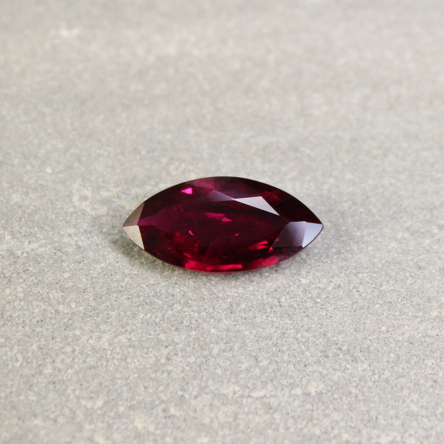 4.12ct Purplish Red, Marquise Ruby, Heated, Thailand - 16.28 x 8.17 x 3.58mm