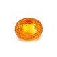 4.13ct Orangy Yellow, Oval Sapphire, Heated, Sri Lanka - 9.35 x 7.92 x 5.75mm